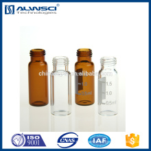 9mm Amber 1st hydrolytic class glass HPLC Vials with Graduated Label